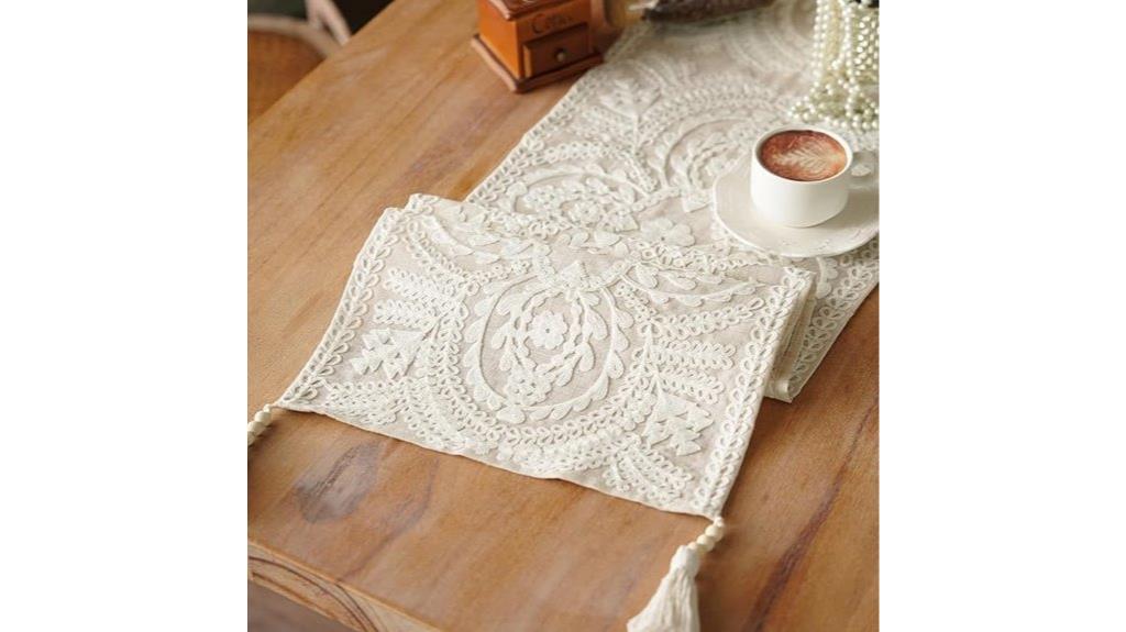 boho farmhouse table runner