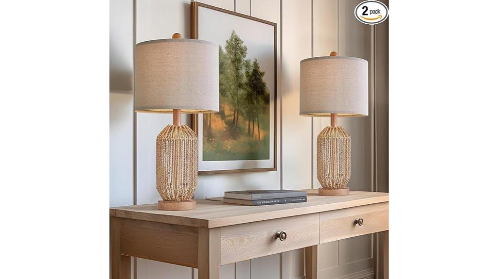 boho living room lamps