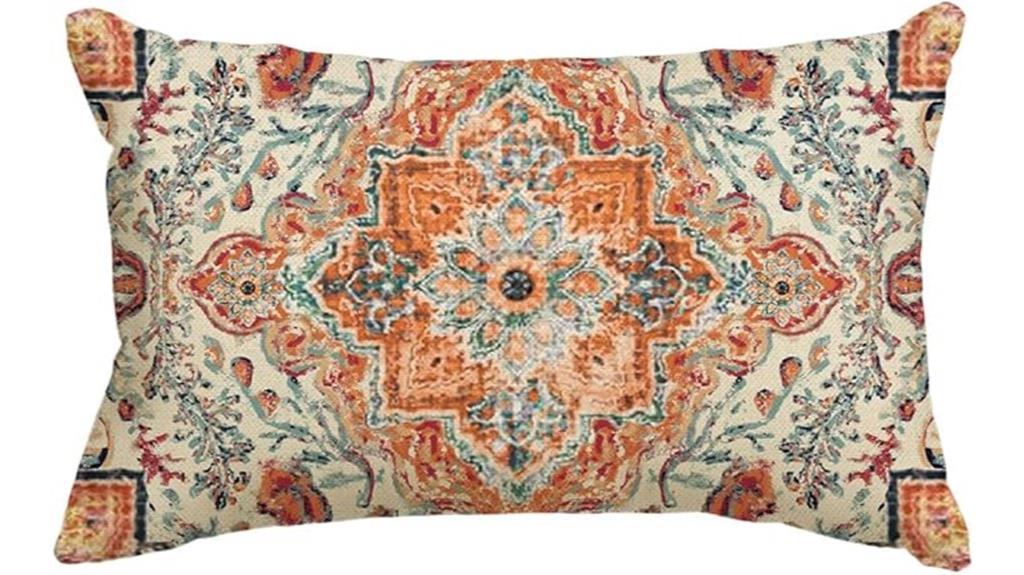 boho pattern pillow cover