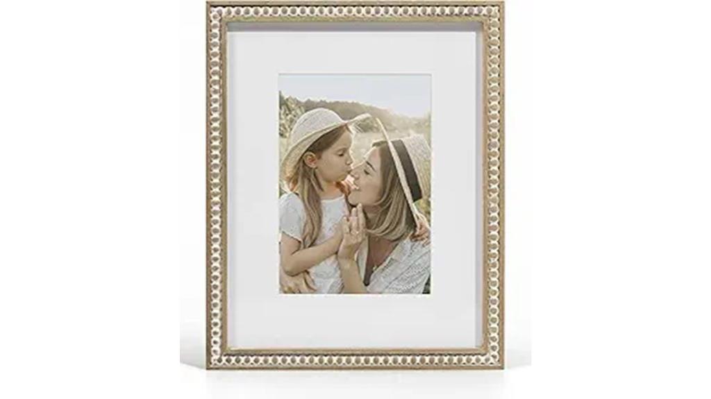 boho pine bead frame