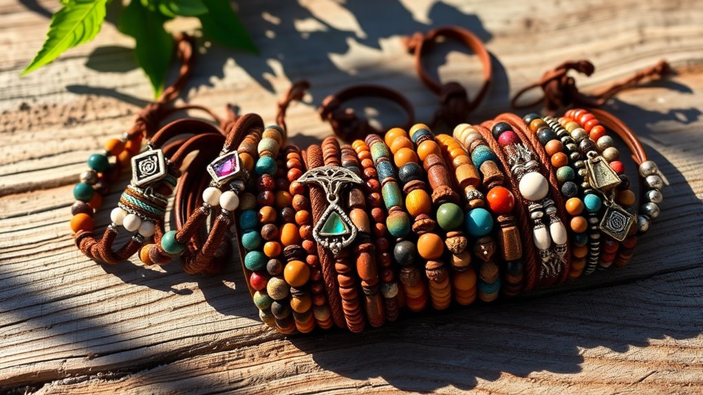 boho stack bracelets list