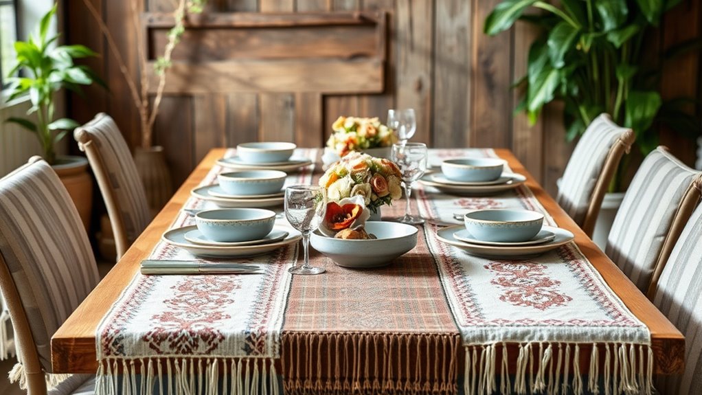 boho table runner collection