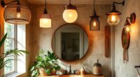 boho vanity lighting ideas