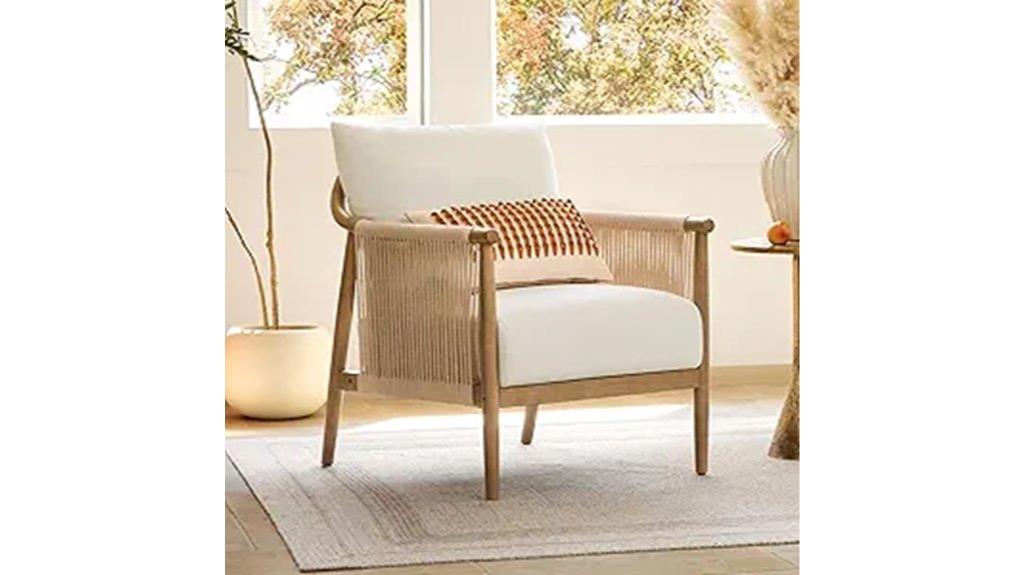 braid accent chair