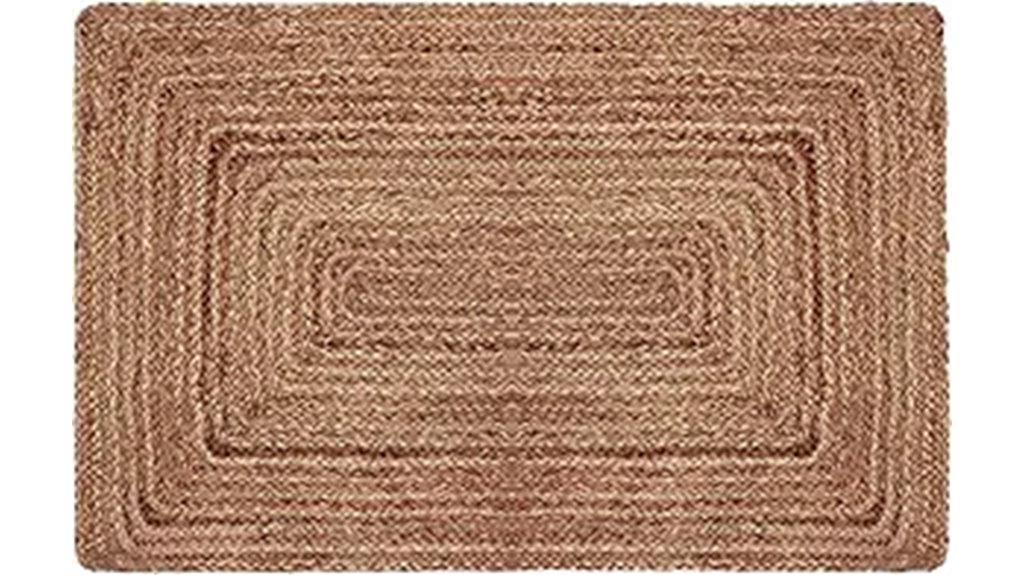 braided 100 jute rug