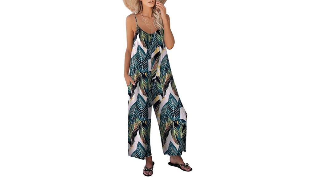 casual sleeveless wide leg