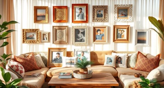 chic boho frame selection