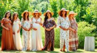 chic boho maternity styles