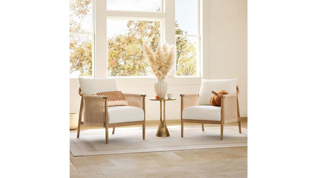 chita braid accent chairs