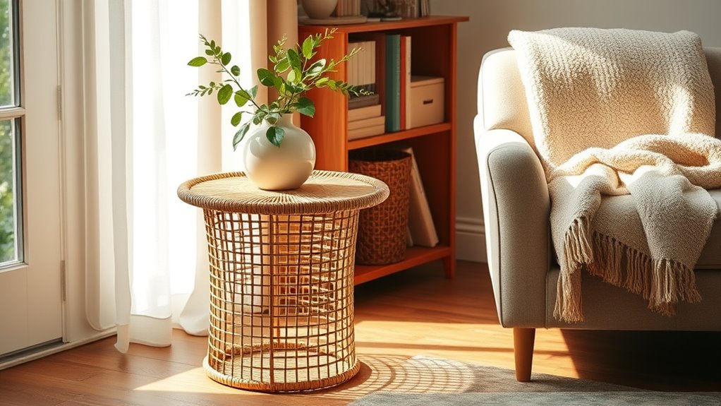 choosing rattan side tables