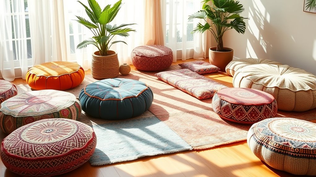 choosing stylish functional poufs