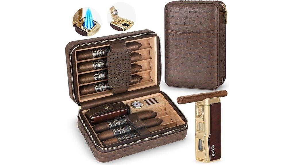 cigar humidor with accessories