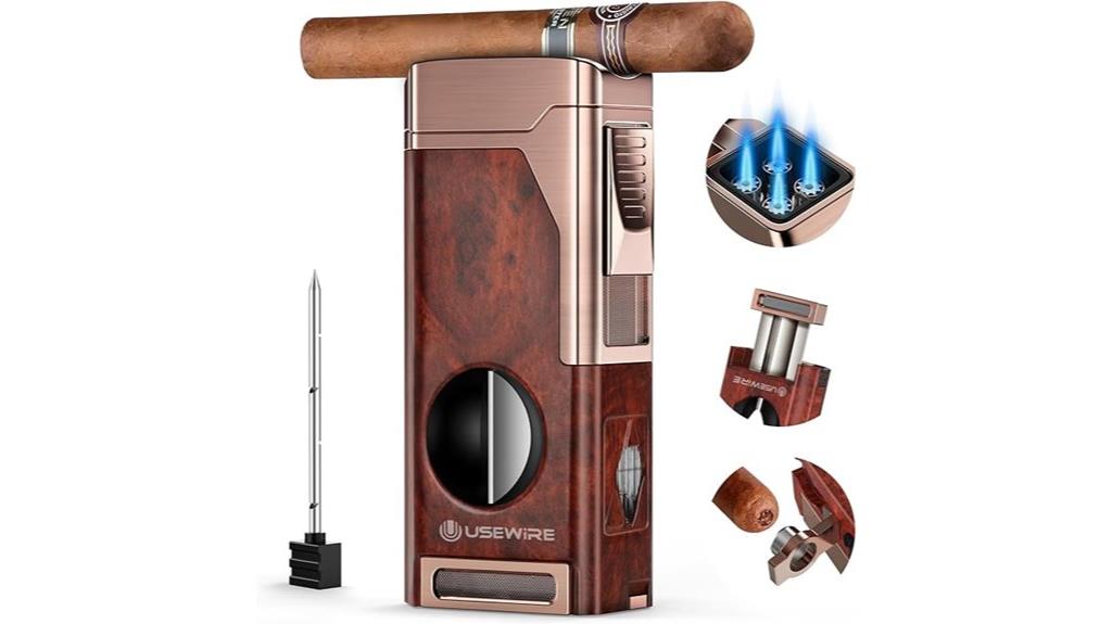 cigar lighter with cutter