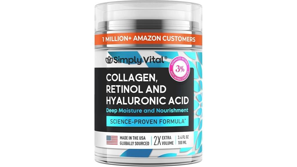 collagen retinol hyaluronic face