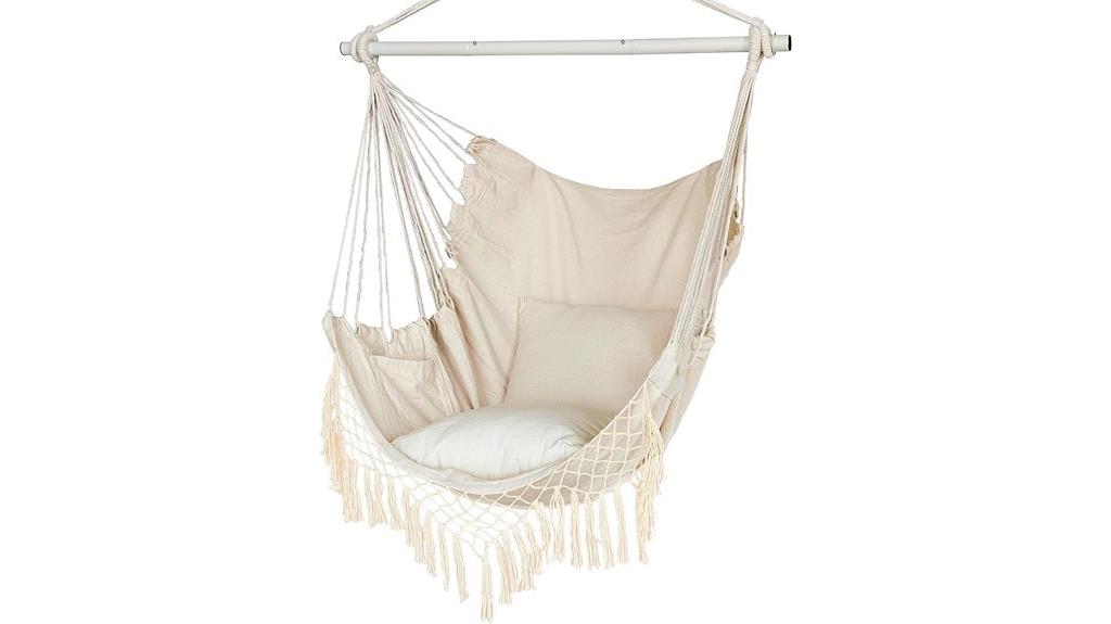 comfortable cushioned hammock