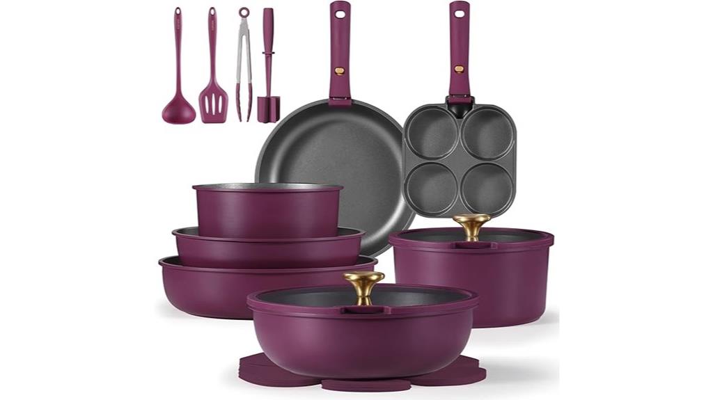 complete 21 piece cookware set