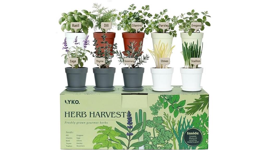 complete indoor herb gardening kit