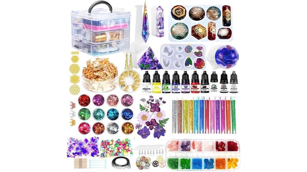 complete resin jewelry kit