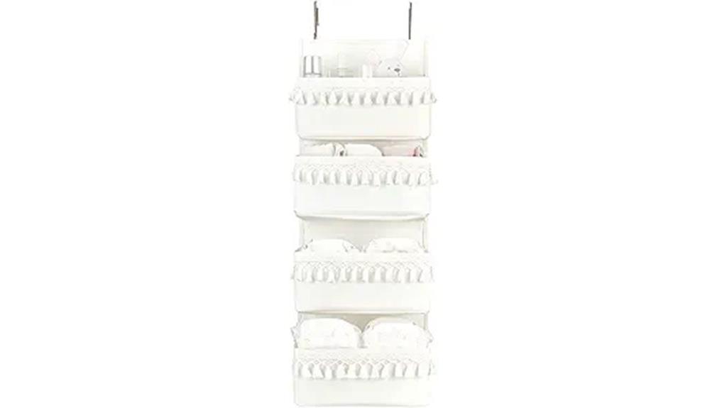 decorative tassel door organizer