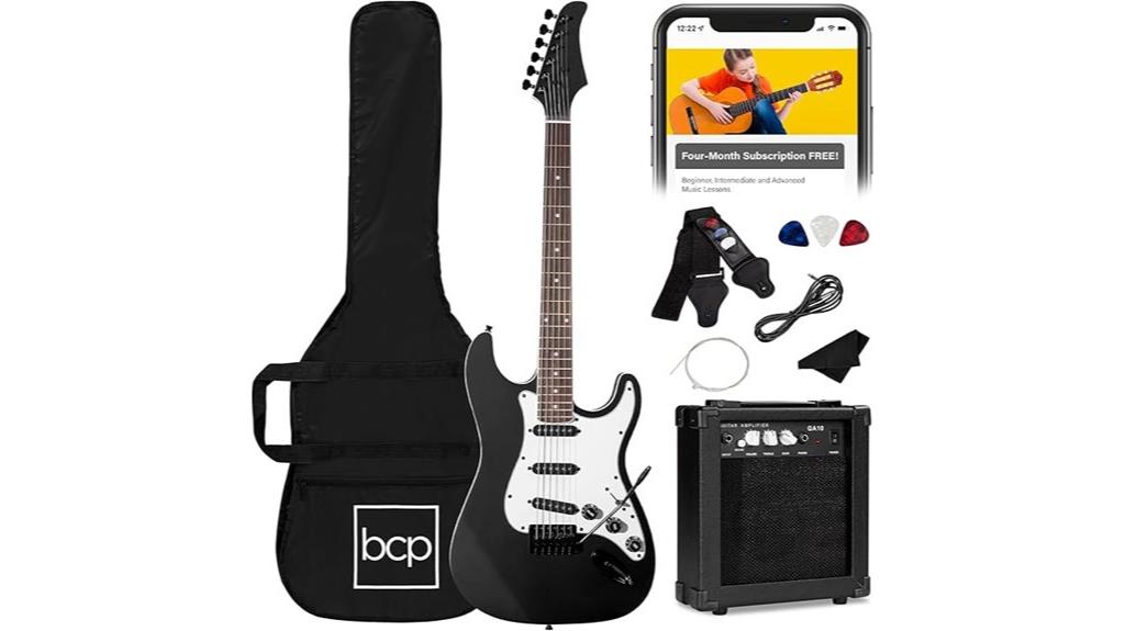 electric guitar beginner kit