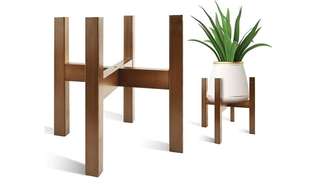 elegant bamboo indoor stand