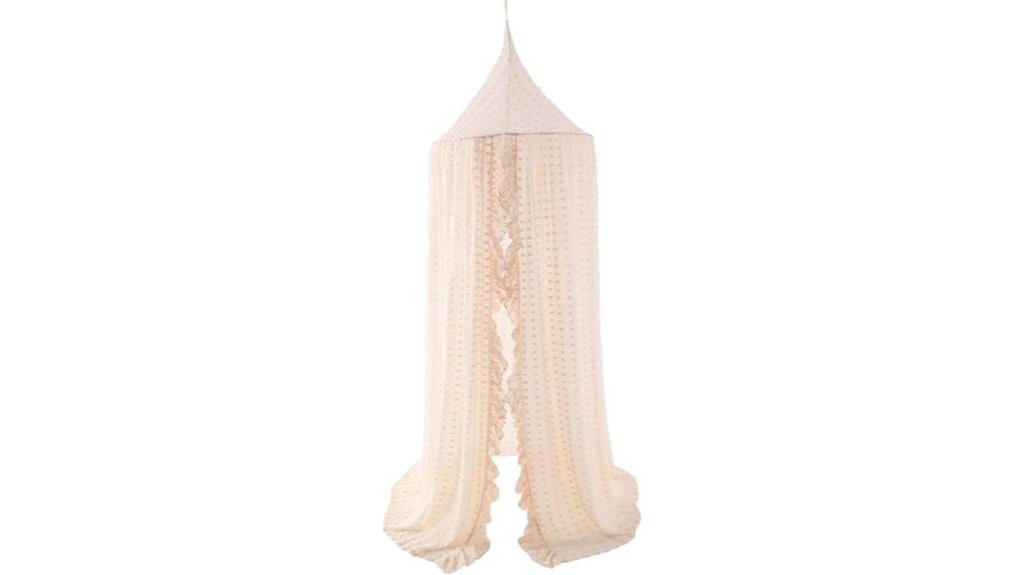elegant beige kids canopy