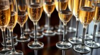 elegant champagne flute selections