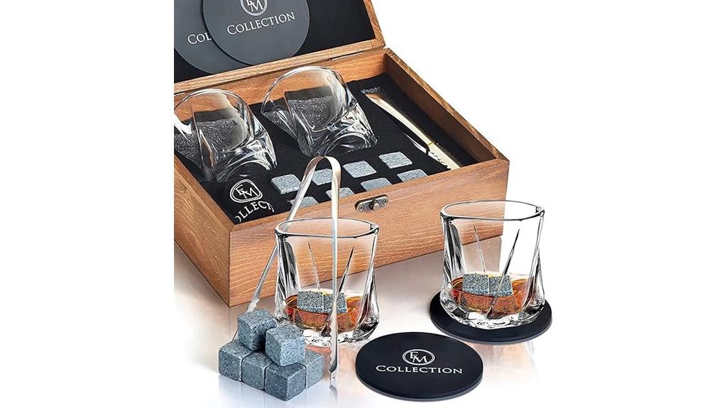 elegant crystal whiskey glasses