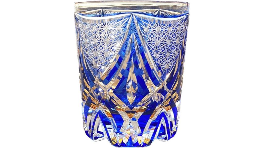 elegant handcrafted crystal glass
