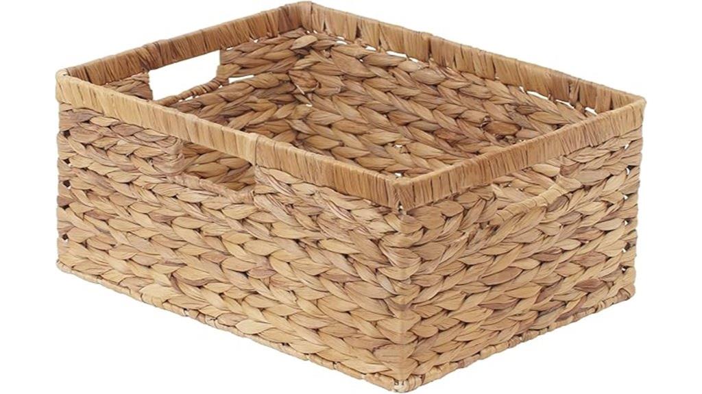 extra large wicker storage basket