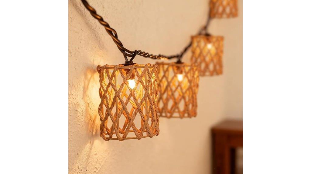 festive string lights with bulbs