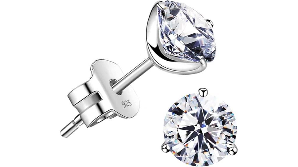 flame gold diamond earrings