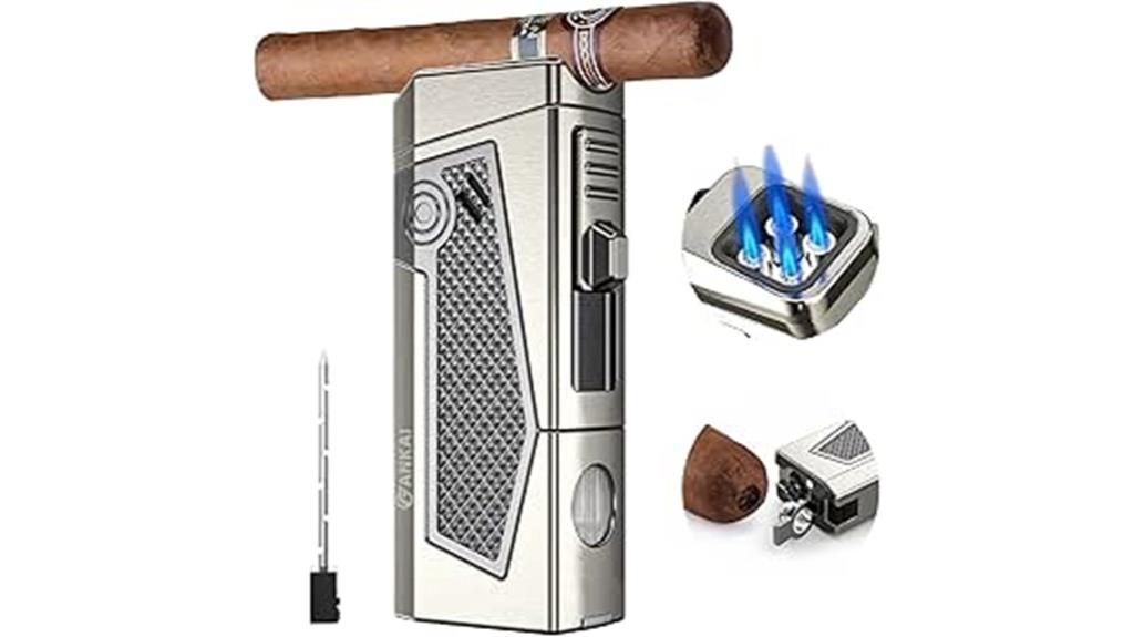 four torch cigar lighter