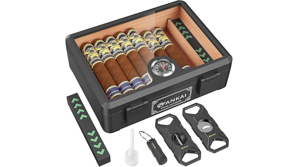 glass top cigar storage