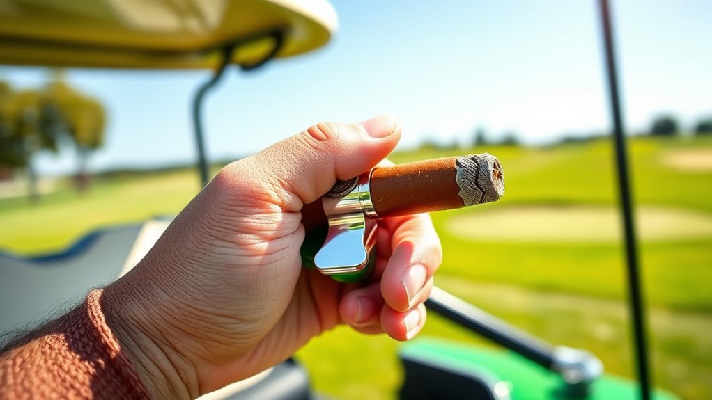golf cigar clip holders
