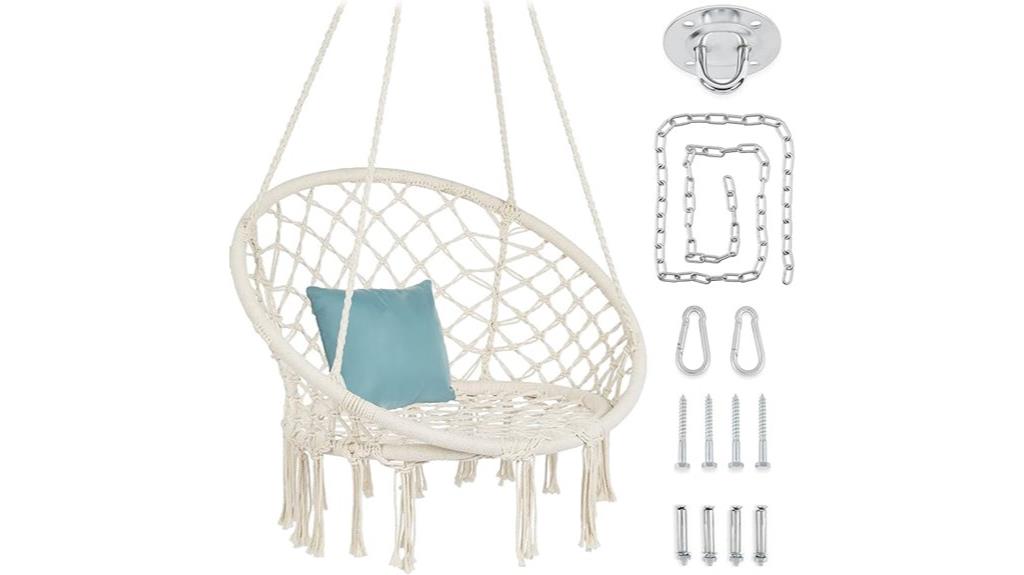 handwoven cotton swing