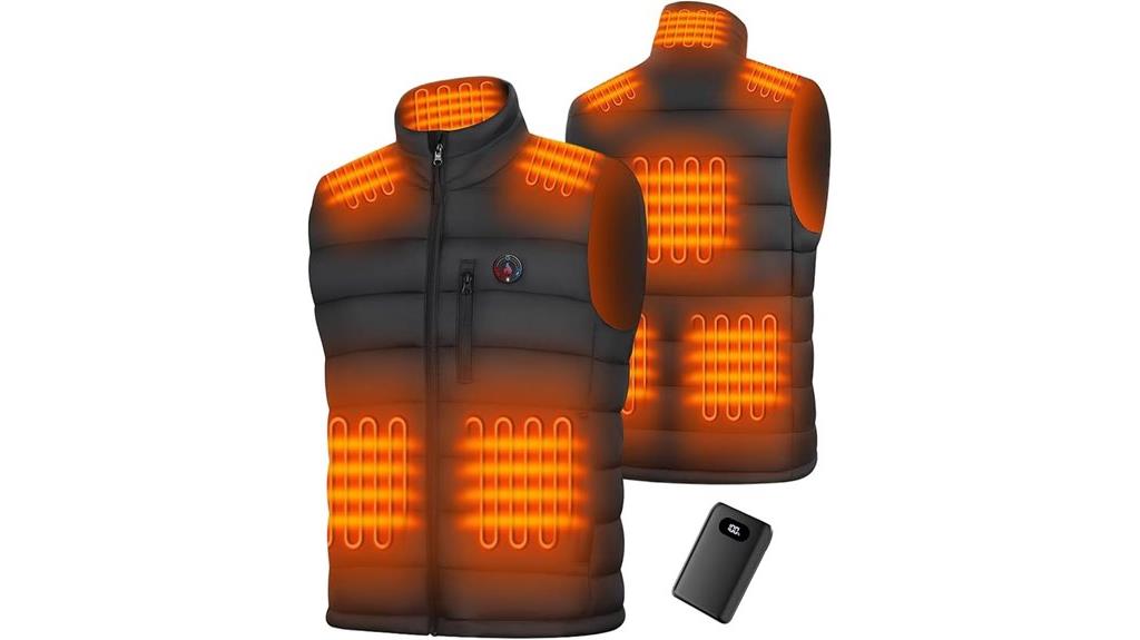 heated men s vest with battery