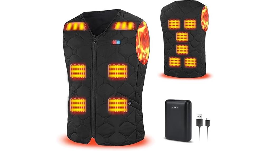 heated men s vest with battery