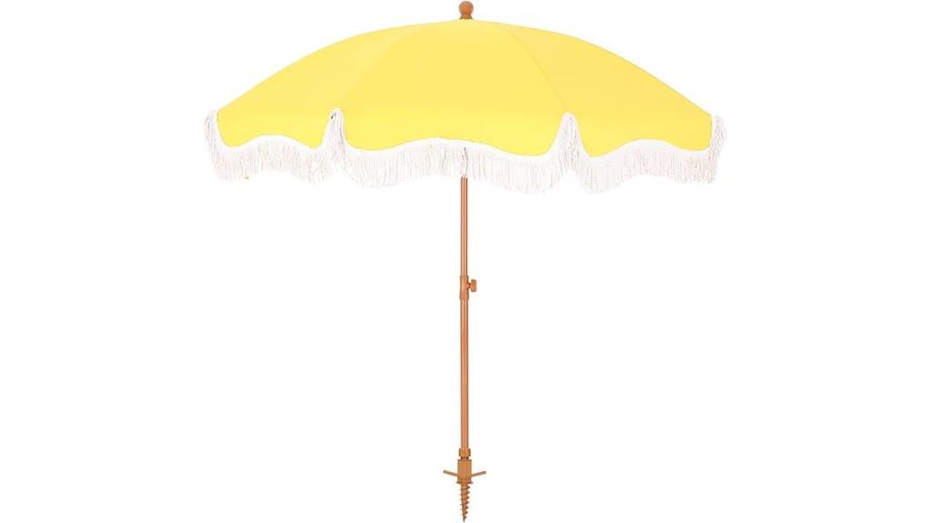 heavy duty 7ft beach umbrella