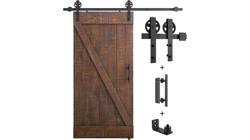 heavy duty barn door hardware
