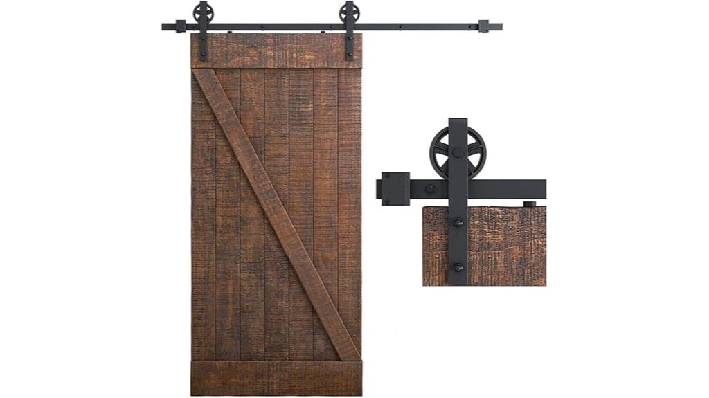 heavy duty barn door hardware