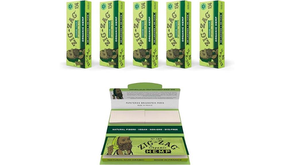 hemp paper 5 pack