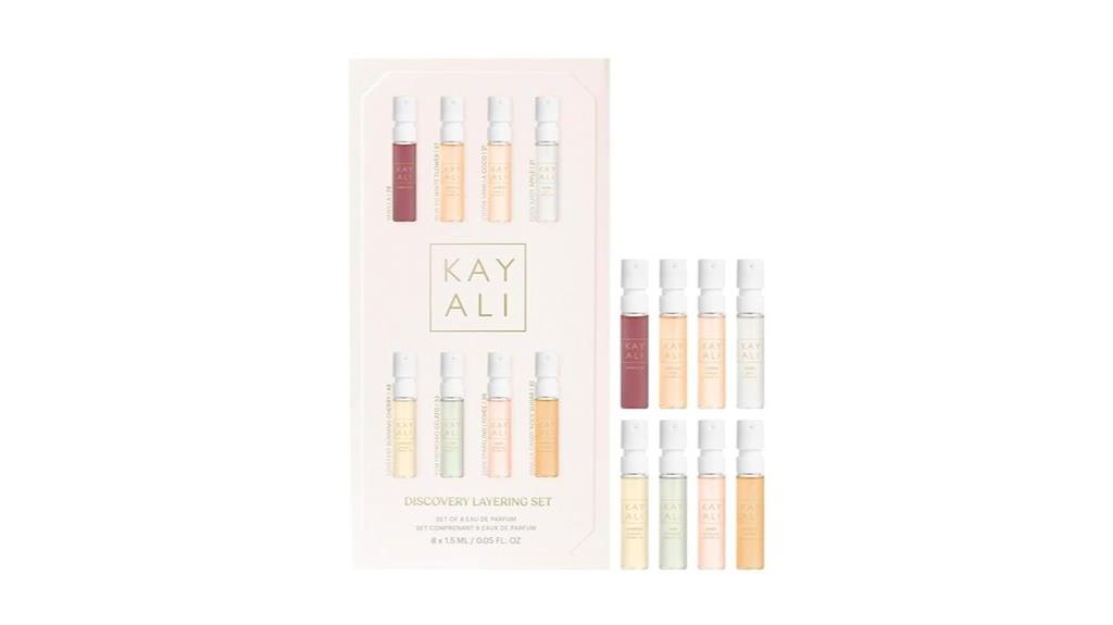 huda kayali perfume samplers