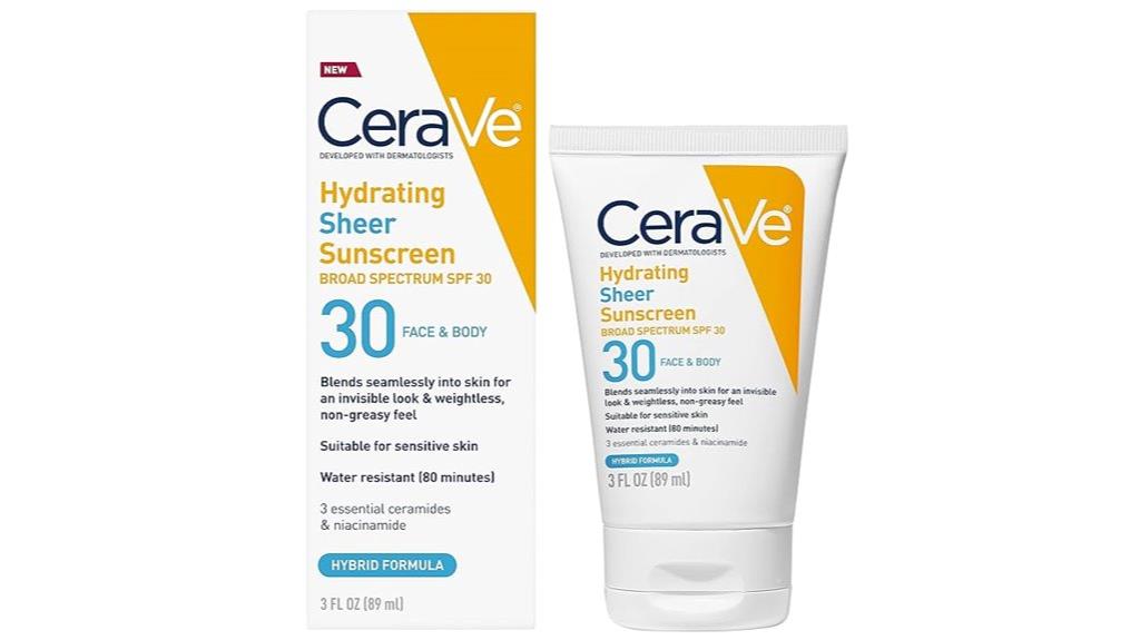 hydrating spf 30 sunscreen