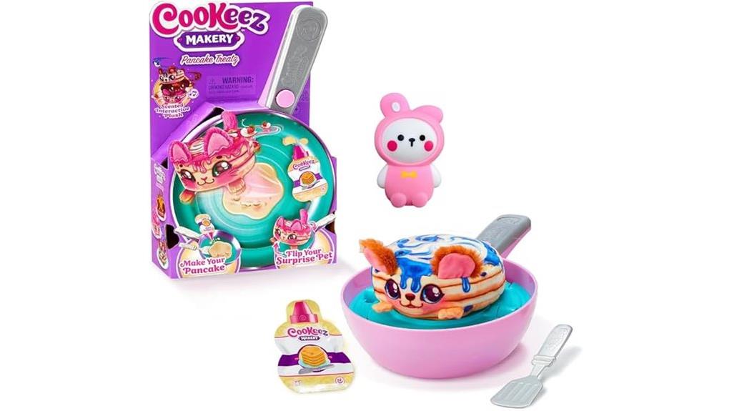 interactive plush pancake baking