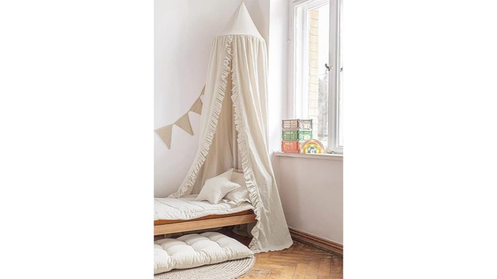 kids frilly bed canopy