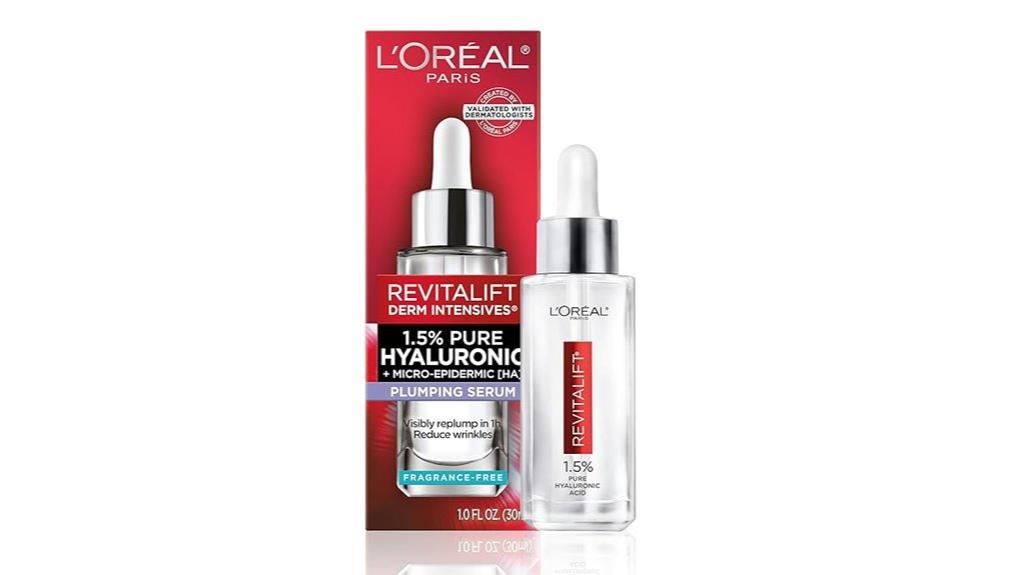 l oreal hyaluronic face serum