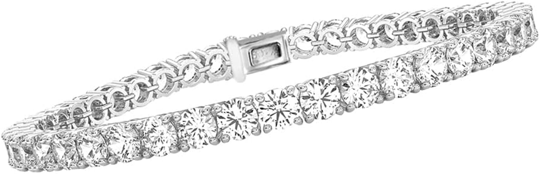 lab grown diamond tennis bracelet