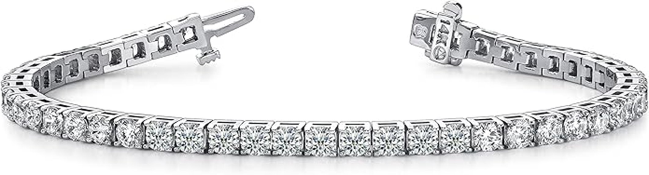 lab grown diamond tennis bracelet