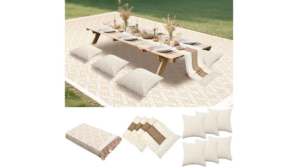 large boho picnic blanket